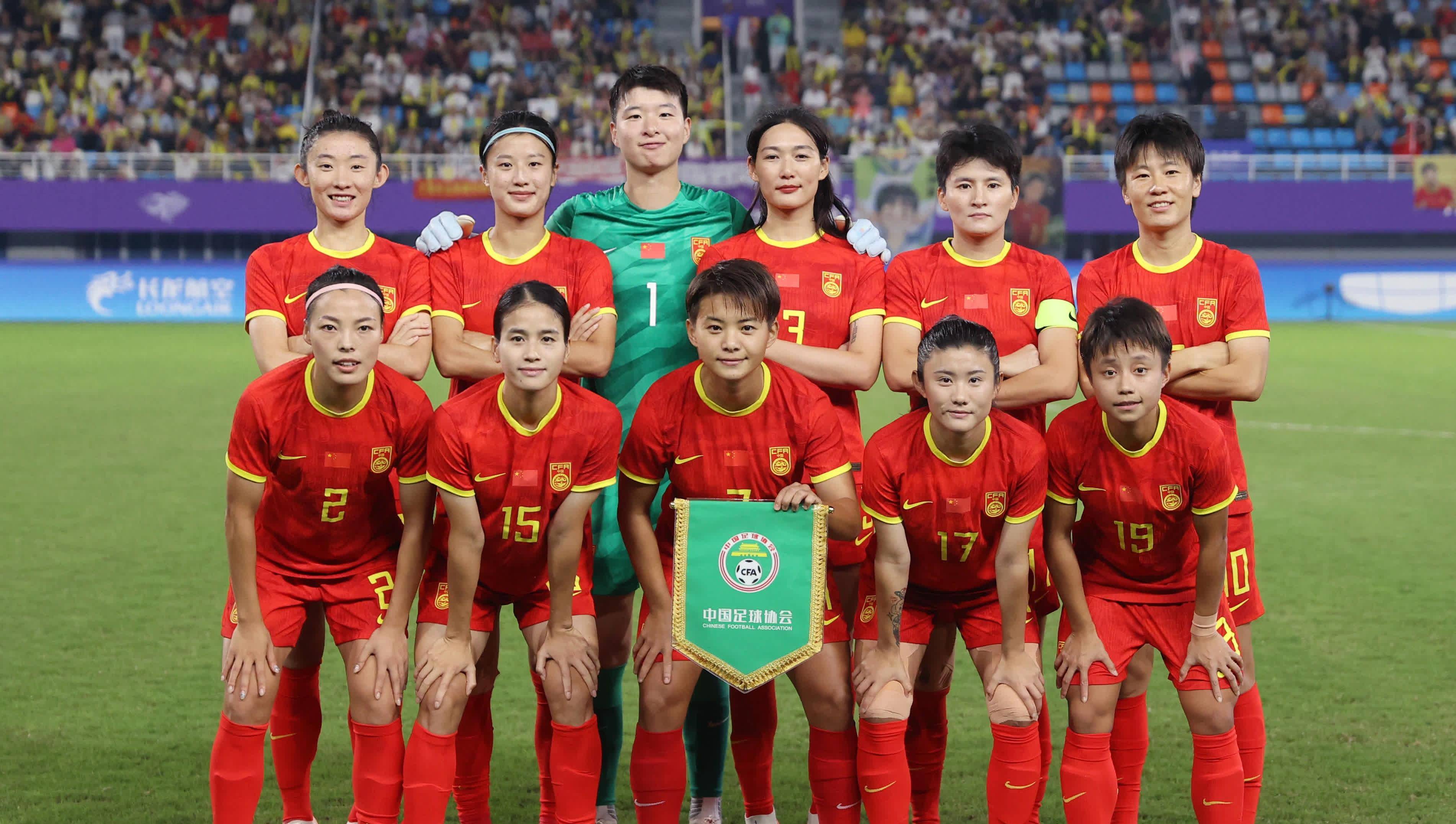 中国女足在国际比赛中大获成功